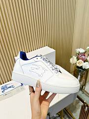 Burberry Leather Stock White Sneakers - 1