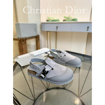 Dior x Birkenstock Tokio Mule Grey