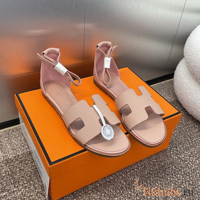 Hermes Santorini Light Pink Sandal - 1