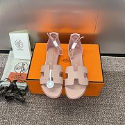 Hermes Santorini Light Pink Sandal - 3