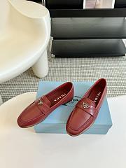 Prada Red Wine Loafer - 4