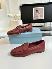 Prada Red Wine Loafer - 2