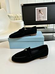 Prada Black Suede Loafer - 5