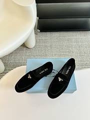 Prada Black Suede Loafer - 2