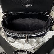 Chanel Mini Flap Bag Blue 24A 12cm - 5