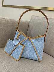 Louis Vuitton LV CarryAll PM Blue Denim 29 x 24 x 12 cm - 1