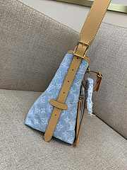 Louis Vuitton LV CarryAll PM Blue Denim 29 x 24 x 12 cm - 4