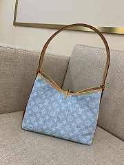 Louis Vuitton LV CarryAll PM Blue Denim 29 x 24 x 12 cm - 5