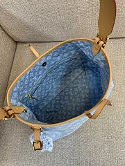 Louis Vuitton LV CarryAll PM Blue Denim 29 x 24 x 12 cm - 3