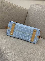 Louis Vuitton LV CarryAll PM Blue Denim 29 x 24 x 12 cm - 2