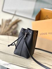 Louis Vuitton LV Nano Lockme Bucket Black 13.5x16x10cm - 4