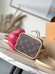 Louis Vuitton LV Nano Noé Monogram 13 x 10 x 16 cm - 5