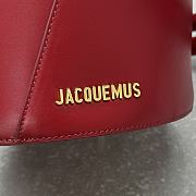 Jacquemus Le Petit Tourni Red Bucket Bag 19x24.5x38cm - 4