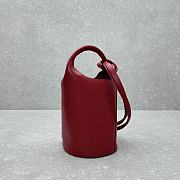 Jacquemus Le Petit Tourni Red Bucket Bag 19x24.5x38cm - 3