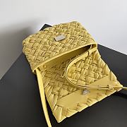 Bottega Veneta Small Rumple Messenger Yellow 21x14x5cm - 2