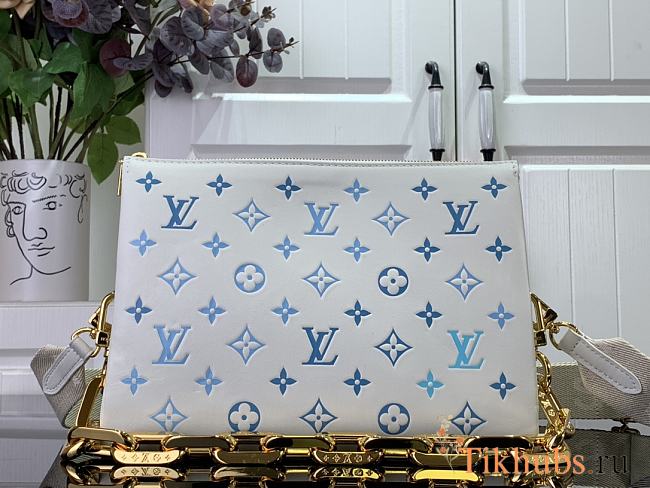 Louis Vuitton LV Coussin PM By The Pool White Blue 26 x 20 x 12 cm - 1