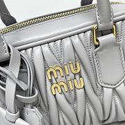 Miu Miu Arcadie Grey Crossbody Bag 19x13x6cm - 2