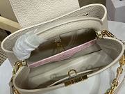 Louis Vuitton LV Capucines BB White Quartz 27 x 18 x 9 cm - 5