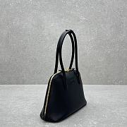 Miu Miu Natural Embossed Logo Black Tote Bag 33x13x21cm - 4