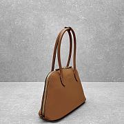 Miu Miu Natural Embossed Logo Brown Tote Bag 33x13x21cm - 4