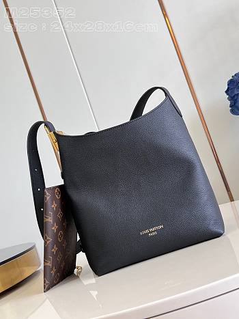 Louis Vuitton LV Low Key Hobo Bag PM Black 24 x 28 x 16 cm