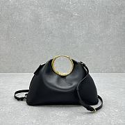 Jacquemus Le Petit Calino Leather Black Tote Bag 33x14x25cm - 3