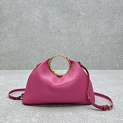 Jacquemus Le Petit Calino Leather Pink Tote Bag 33x14x25cm - 3