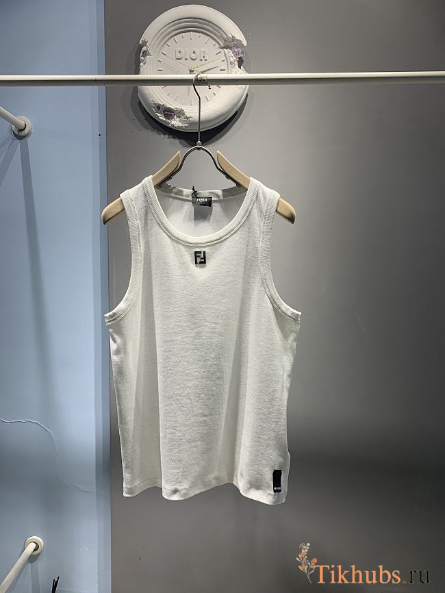 Fendi White Tank Top - 1