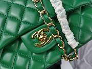 Chanel Flap Bag Green Lambskin Gold 25cm - 2