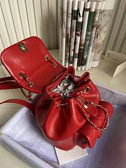 Chanel Backpack Duma Red 18x18x20cm - 2