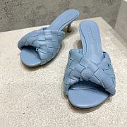 Bottega Veneta Blink Mule Blue Heel 5cm - 5