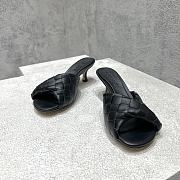 Bottega Veneta Blink Mule Black Heel 5cm - 5