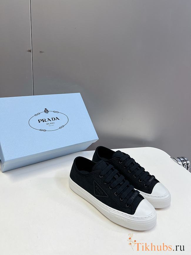 Prada Fabric Sneakers Black - 1