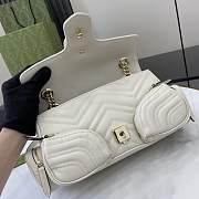 Gucci GG Marmont Small Multi-Pocket White Bag 25.5x15x7cm - 6