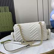 Gucci GG Marmont Small Multi-Pocket White Bag 25.5x15x7cm - 4