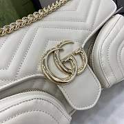 Gucci GG Marmont Small Multi-Pocket White Bag 25.5x15x7cm - 2