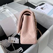 Chanel Medium Flap Bag Pink Caviar Gold 25cm - 6