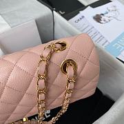 Chanel Medium Flap Bag Pink Caviar Gold 25cm - 5