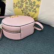 Valentino Vlogo Signature Calfskin Mini Bag Pink 16x15x6.5cm - 2