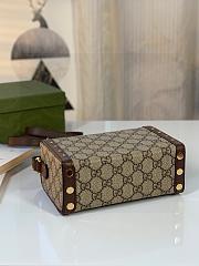 Gucci GG Mini Beige Brown Leather 18.5x10.5x7.5cm - 6