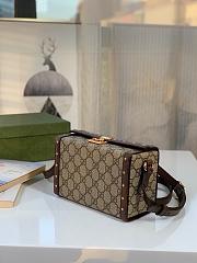 Gucci GG Mini Beige Brown Leather 18.5x10.5x7.5cm - 5