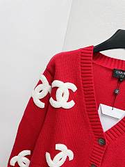 Chanel Red Cardigan - 2