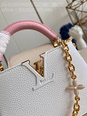 Louis Vuitton LV Mini Capucines Snow White 21x14x8cm - 3