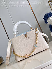 Louis Vuitton LV Capucines BB White Blue 27 x 17.3 x 9 cm - 1