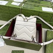 Gucci GG Marmont Matelasse Backpack White 19x20x11cm - 5