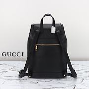 Gucci Horsebit 1955 Backpack Black 27x35x16.5cm - 6