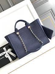 Chanel Shopping Tote Bag Denim 38cm - 4