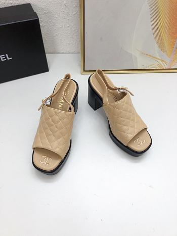 Chanel Beige Heel 10cm