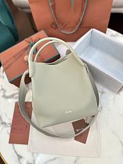 Loro Piana Bag Small Bale Light Green 17x17x21cm - 4