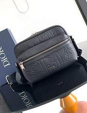 Dior Rider 2.0 Zipped Messenger Bag Black 23 x 17 x 7.5 cm - 1